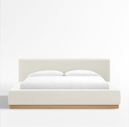 Crate and barrel king bed
