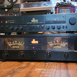 DBX Power Amplifier BX-3 and DBX Control Amplifier CX-3