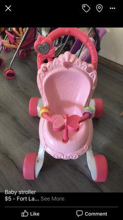 Baby toy stroller that plays music