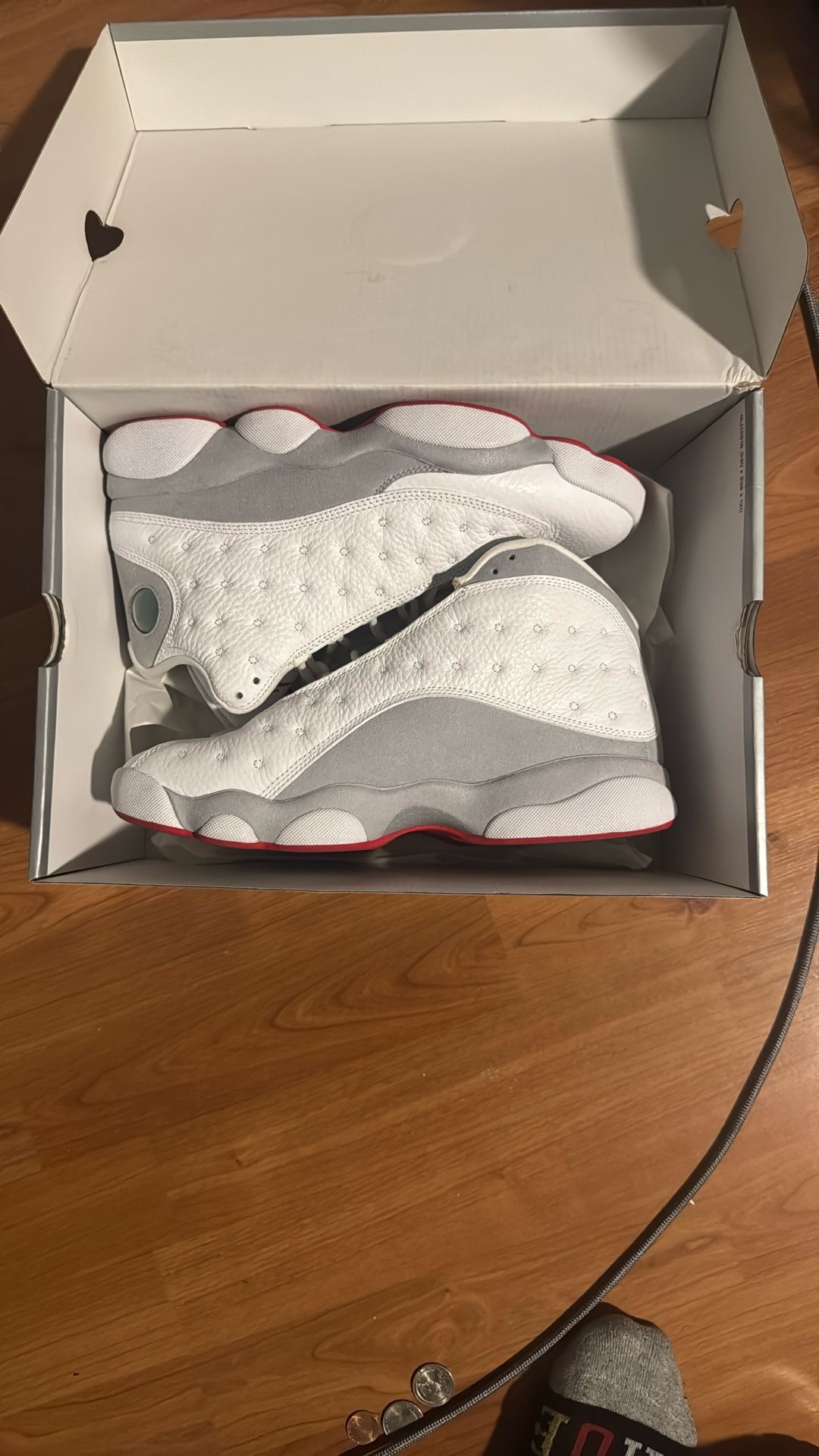 WOLF GREY JORDAN 13