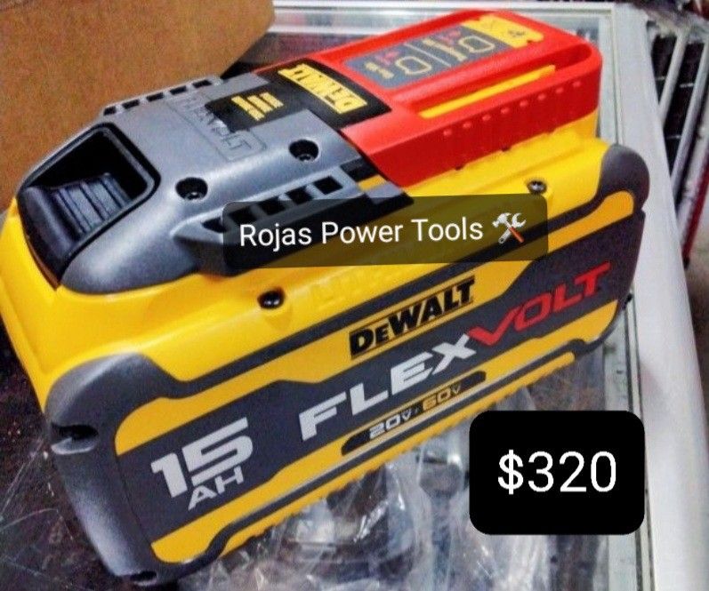 DEWALT FLEXVOLT 20V/60V LITHIUM-ION BATTERY 15AH