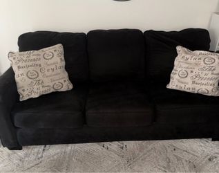 Ashley Furniture Charcoal Alenya Sofa and Love seat
