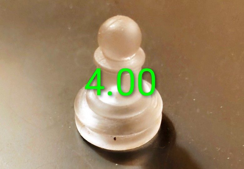 Frosted Glass Chess Piece
