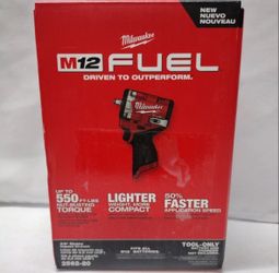 Milwaukee new 3/8" impact fuel stubby