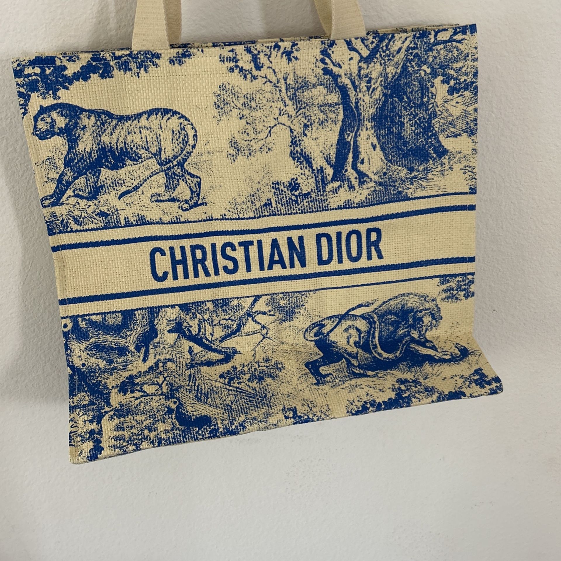 Christian Dior VIP Straw Tote