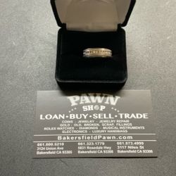 Men’s White Gold Band .48 Ctw. 10kwg. 3.3 Dwt ( Layaway Or Acima Leasing Options)