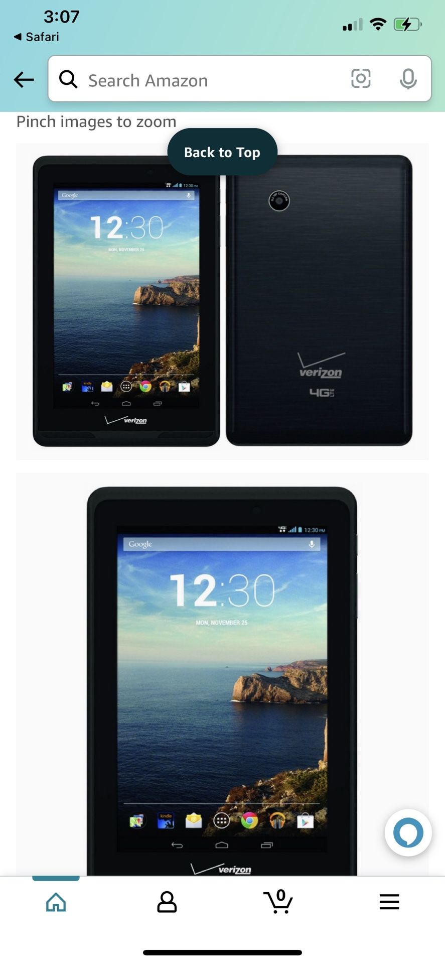 Verizon Ellipse 7 Inch Tablet