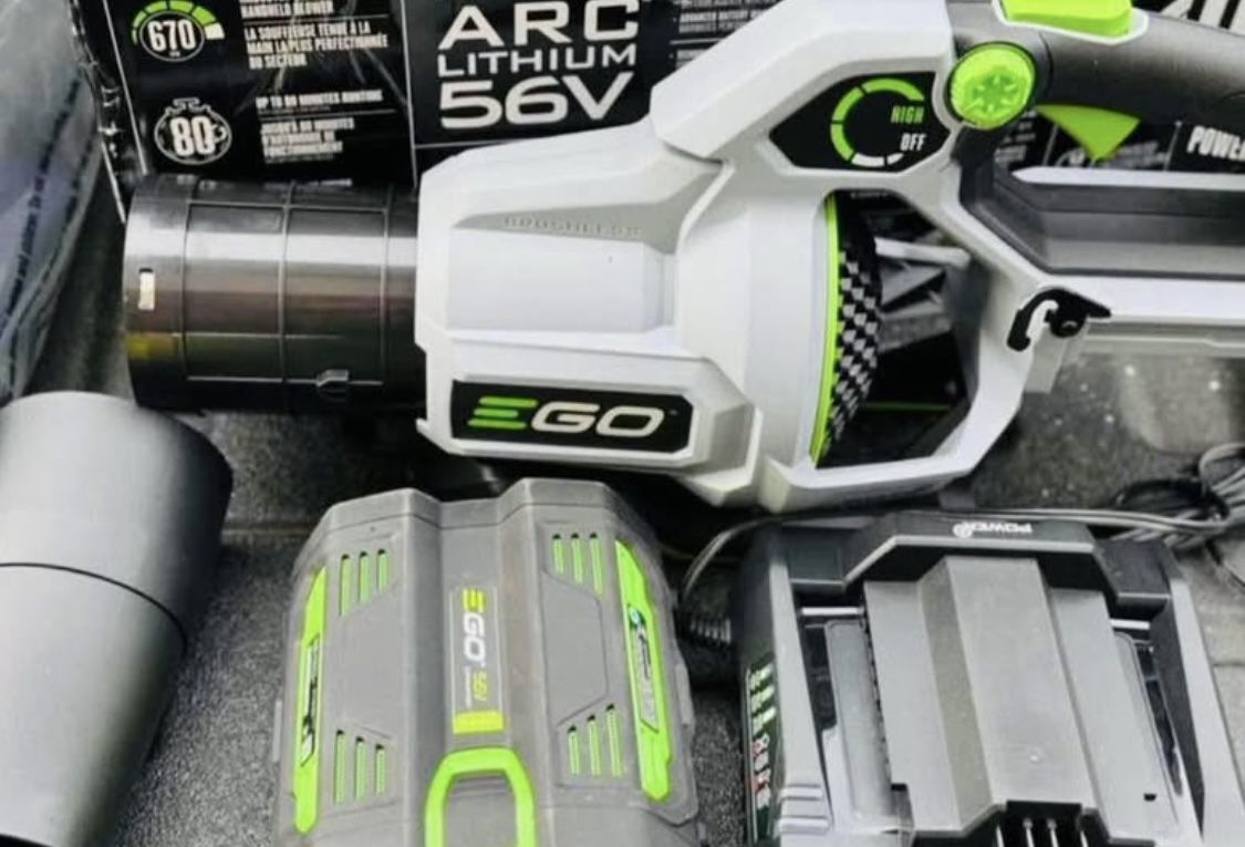 EGO POWER + 56-volt 670-CFM 180-MPH Battery Handheld Leaf Blower (Battery and Charger Included)