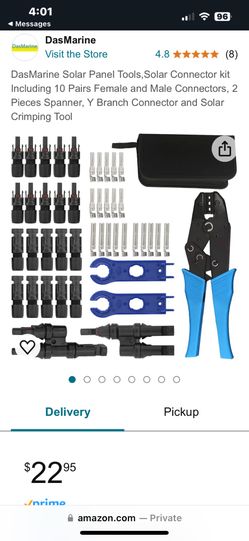 Solar Panel Crimper Set