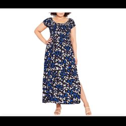 Evans Plus Size Dress Kaelynn Floral Size 22/24