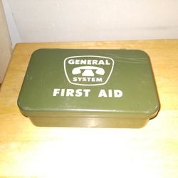 Rare Vintage General Systems First Aid Kit