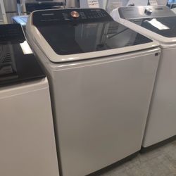 New Samsung
5.5 cu. ft. Extra-Large Capacity Smart Top Load Washer in Ivory with Impeller Auto Dispe