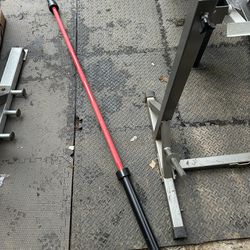 Red Olympic Barbell 
