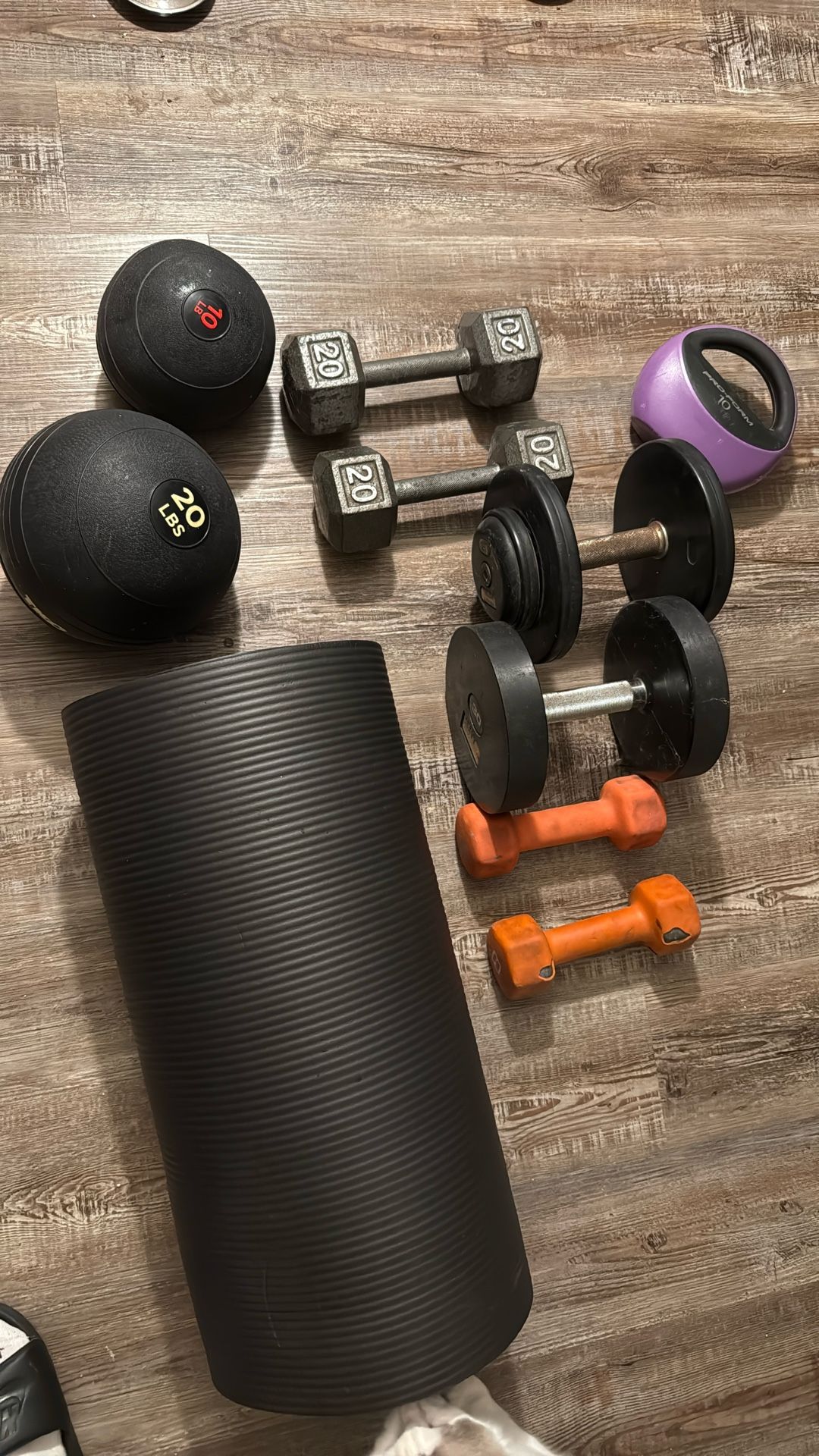 Full workout Gym Equipment Dumbbells, Kettlebell And More 