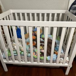 4 In 1 Crib White 