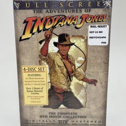 Indiana Jones Complete DVD Movie Collection