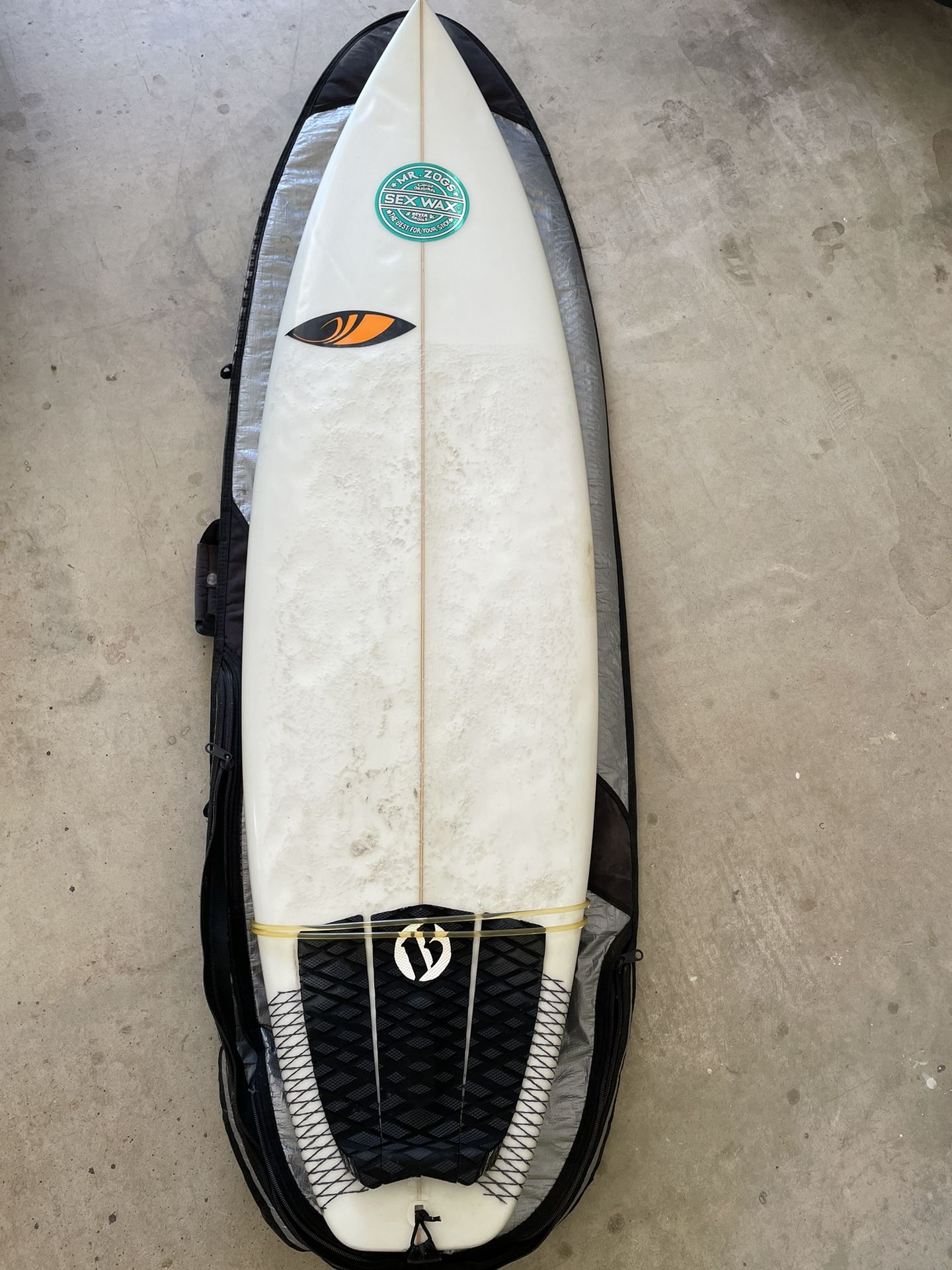 Surfboard And Bag