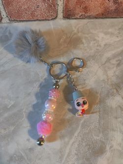 Custom Made Piglet Keychain