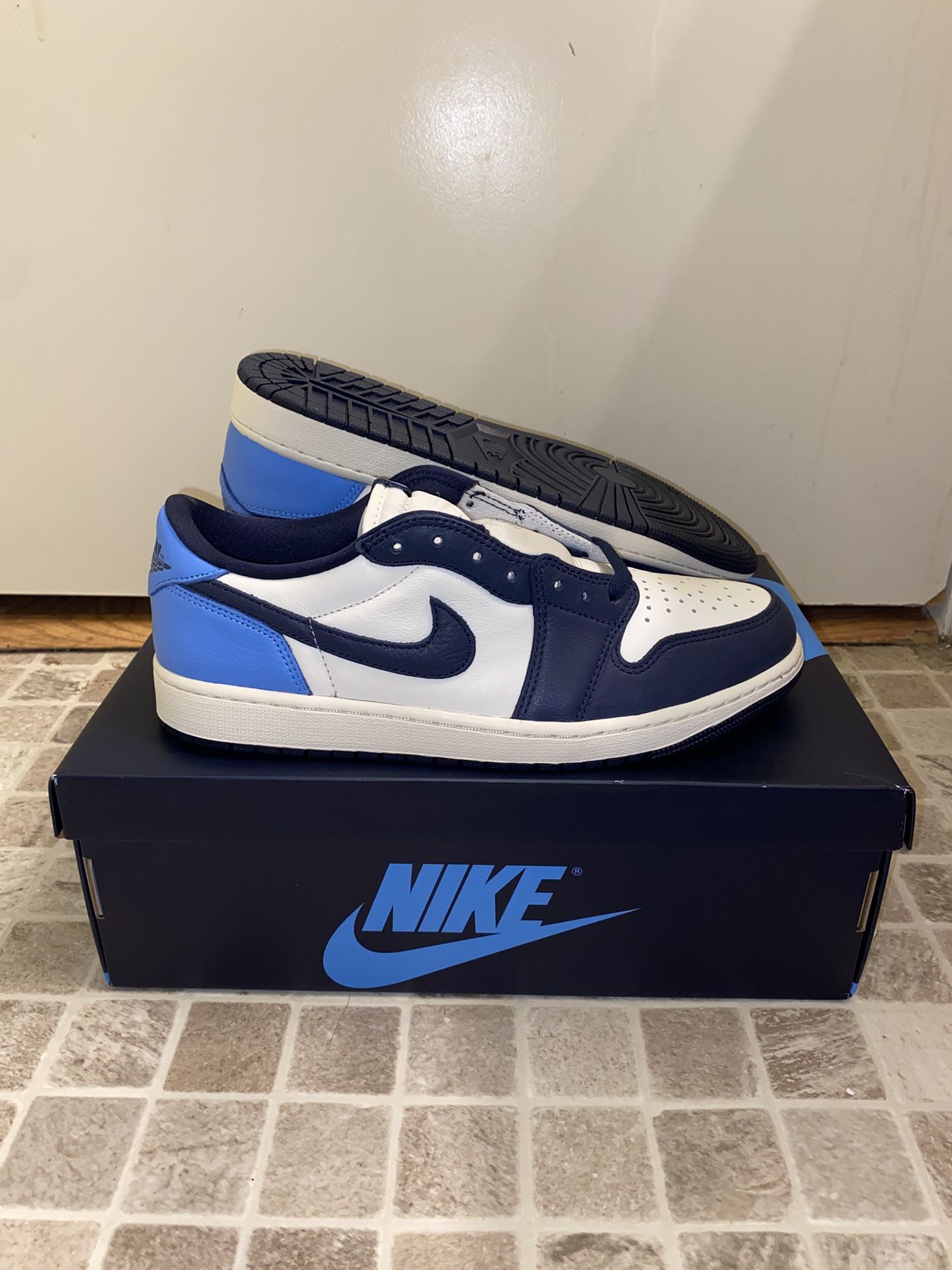 New Sz 9.5M Air Jordan 1 Low Retro Original All
