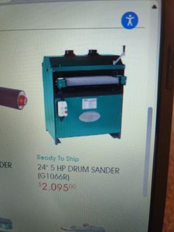 Grizzly Dual Drum Sander