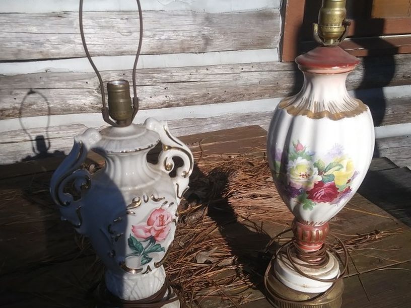 Two Antique Lamps