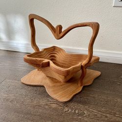 Wooden collapsible Fruit Basket