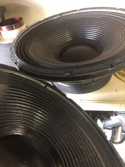 15” eminence definimax like new Have more fore sale I also do speaker repair