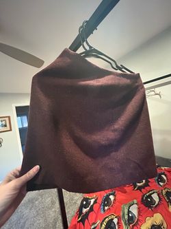 Vintage gap!!! Burgundy and brown pencil skirt