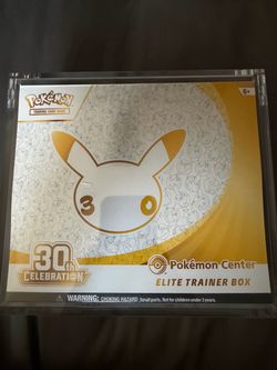Pokemon center 30th celebration etb