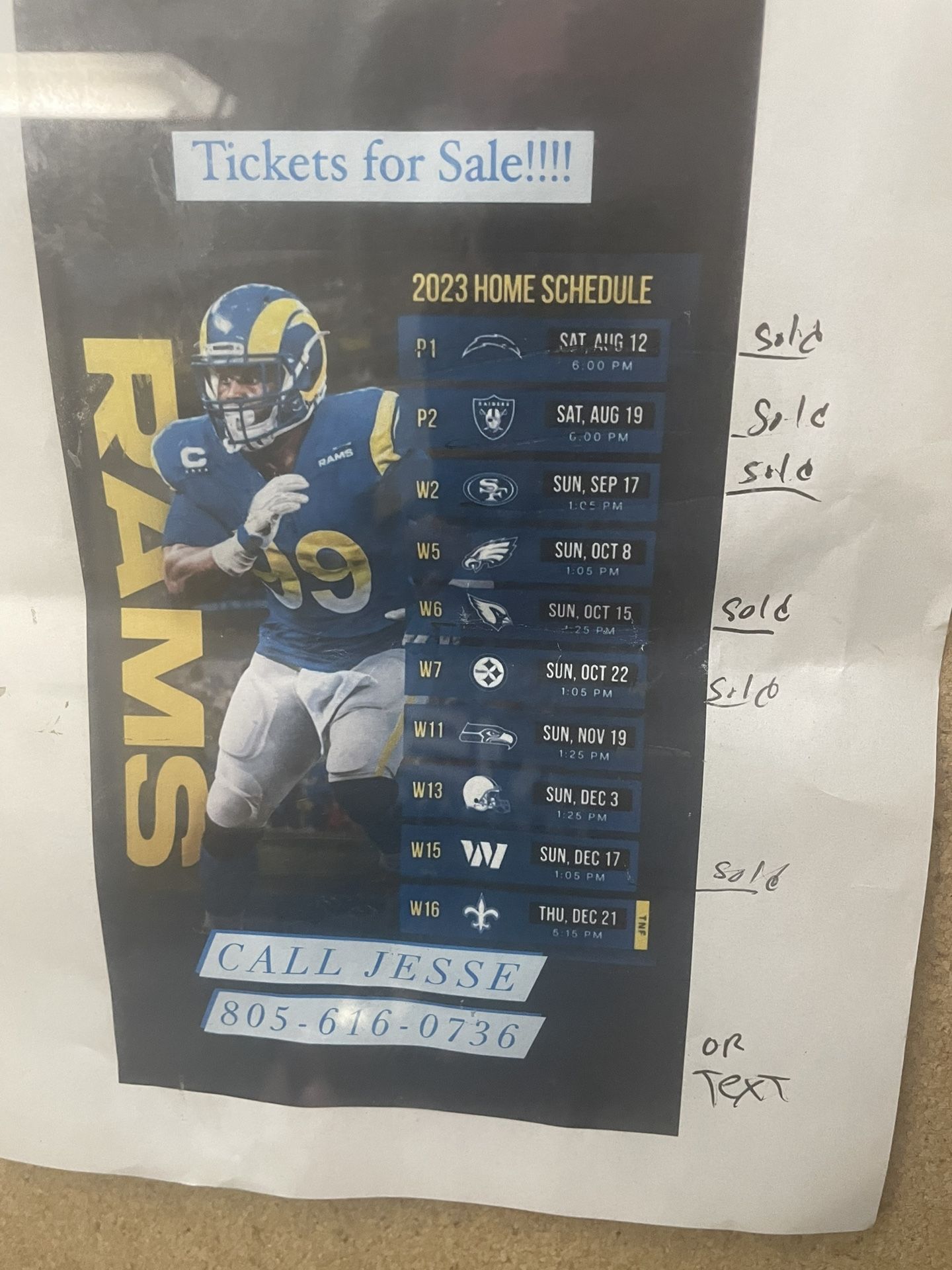 Rams Season Tix