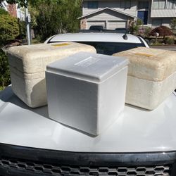 Styrofoam Cooler : Thick Walled