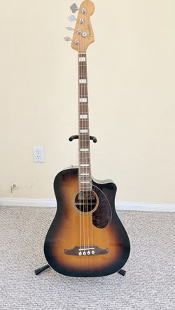 Fender California Series Kingman Bass SCE Acoustic-Electric Bass – Like New
