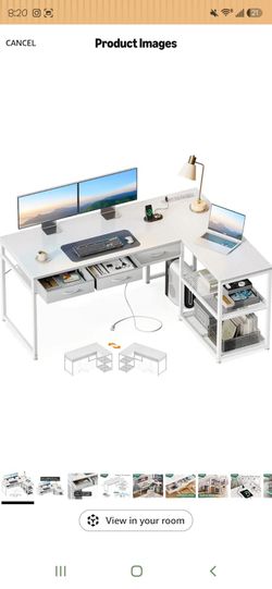 L-Shape Desk Like NEW