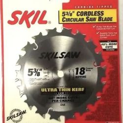 Skil 73518 5-3/8" 18 Tooth Cordless Circular Saw Blade USA