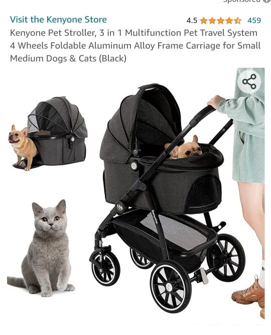 New  Kenyone Pet Stroller