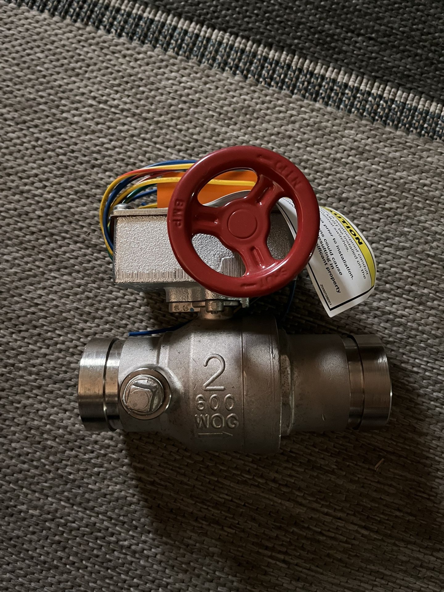 Victaulic firelock ball valve 2 inch shut off