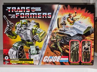 Autobot Kup Triple T Leatherneck SGT. Slaughter GI JOE TRANSFORMERS action figures HASBRO Toys