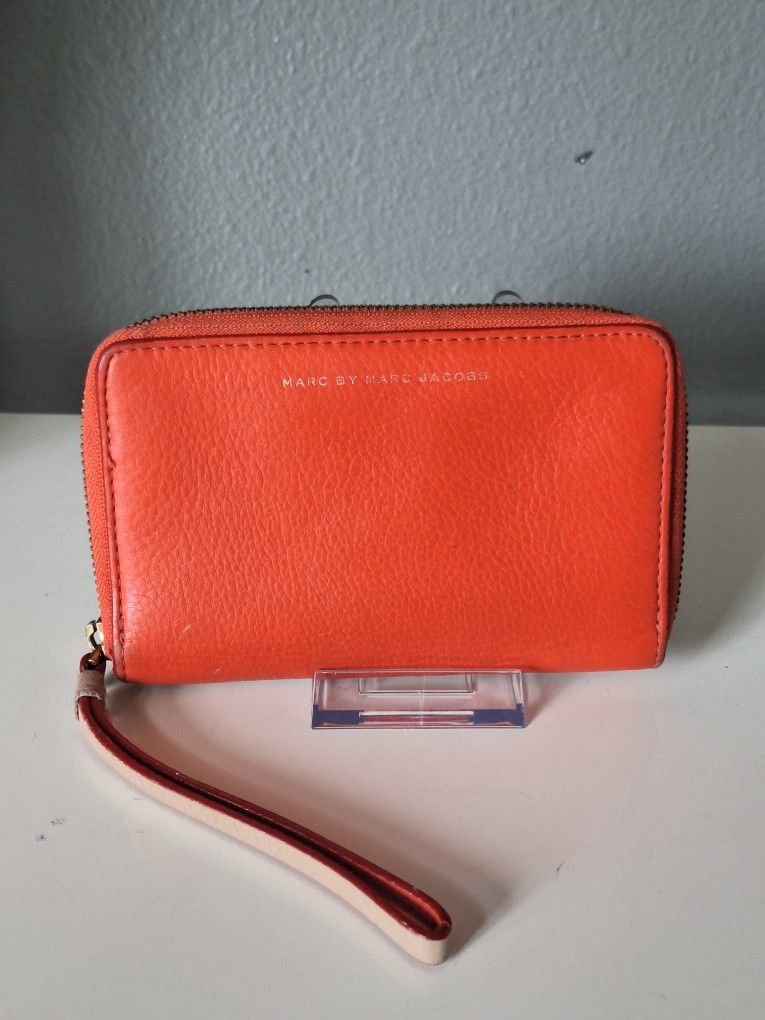 Marc by Marc Jacobs Vibrant Orange Wristlet