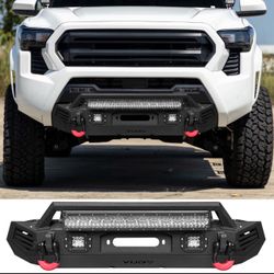  New in the box Front Bumper(rear bumper sales separate) Fits 2024-2026 Toyota Tacoma Solid Steel Truck Off-Road Bumper Compatible with 2024 2026 Toyo