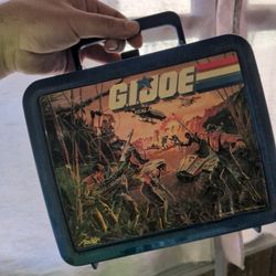 Vintage G.I. Joe Plastic Lunch Box 1986 Hasbro Aladdin