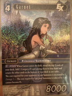 Final fantasy ix tcg Garnet