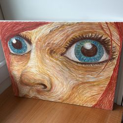 Original Art On Stretched Canvas