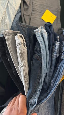 Seven pairs of four size Girl clothing