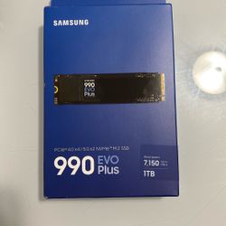 Samsung 990 EVO PLUS 1tb  M2 SSD a $180