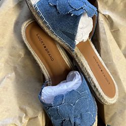 Lucky Brand Denim Sandals