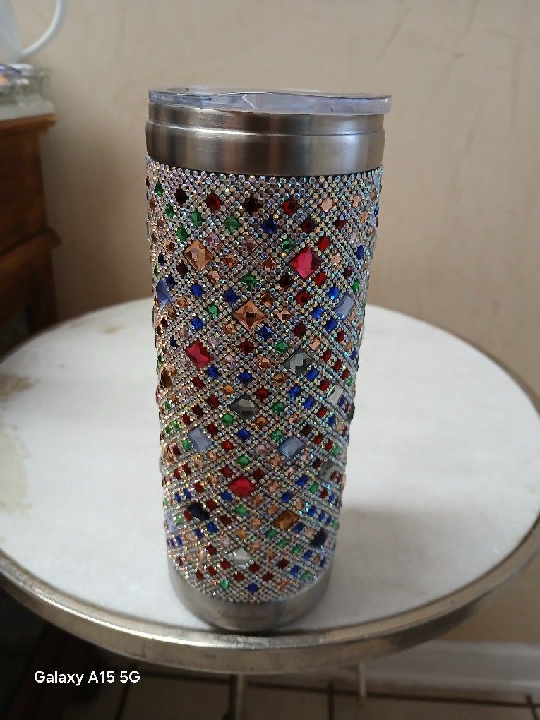 Jaqueline Kent Royal Ice Tumbler 20 Oz Used