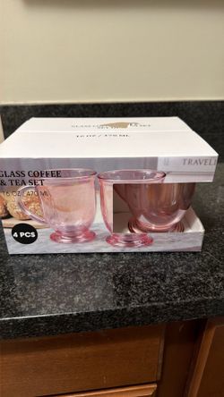 Glass coffee & tea set