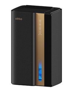 UBBO 95oz Dehumidifiers for Home, 1000 Sq.Ft Dehumidifier with Drain Hose - Auto Shut Off, Timer, Sleep Mode & Drain Hose - 7 Color Light for Bedroom,