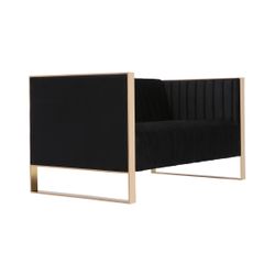 Trillium 57.48" Tuxedo Arm Loveseat By Everly Quinn