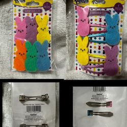 Peeps Bunny Hair Clips NEW 